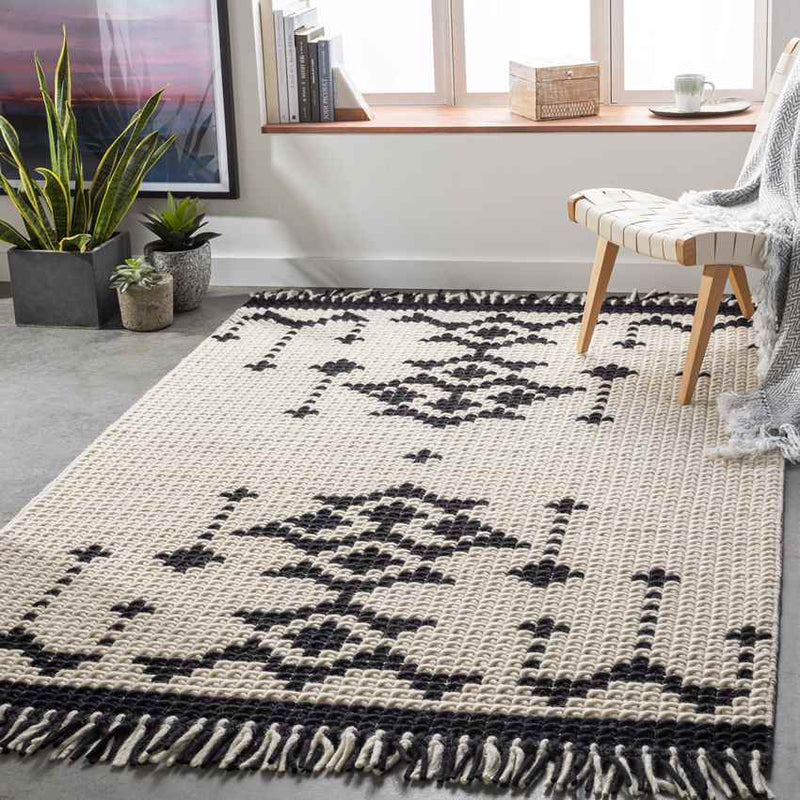 Alpnach Global Black Area Rug