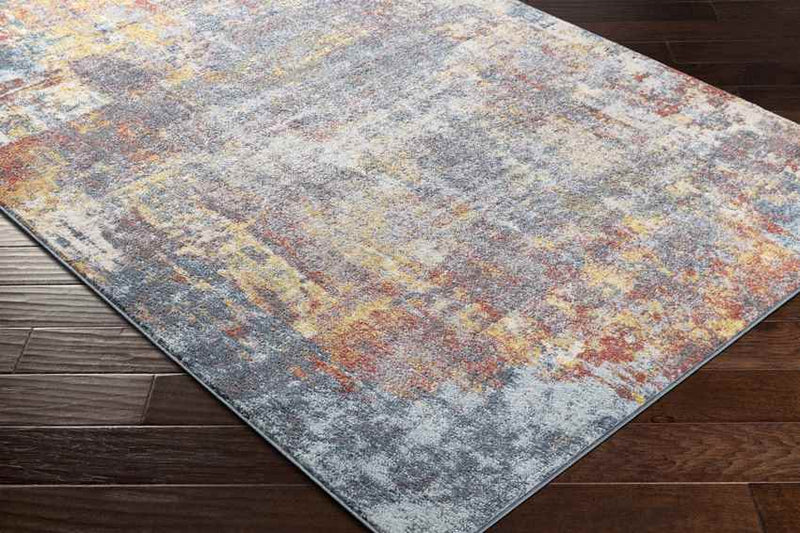 Loire Modern Burnt Orange Area Rug