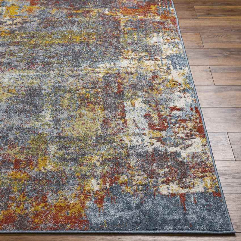 Loire Modern Burnt Orange Area Rug