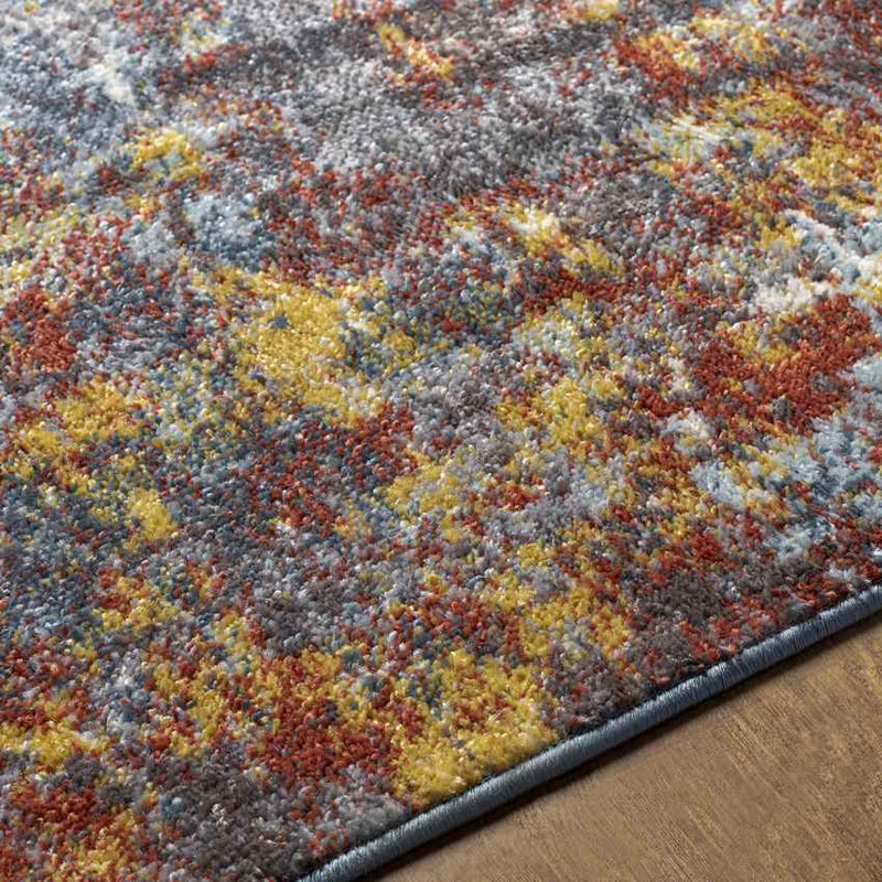 Loire Modern Burnt Orange Area Rug