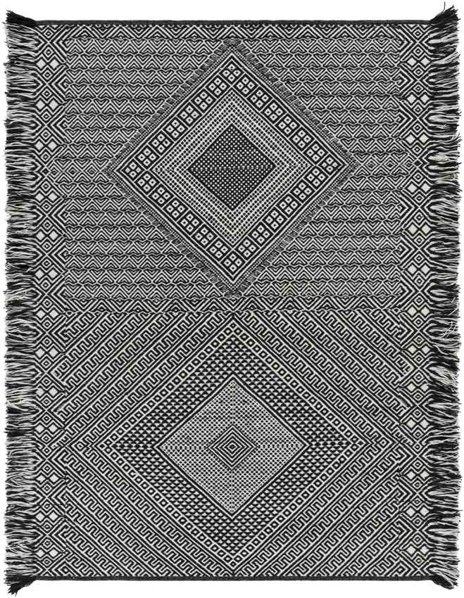 Buhler Global Black/Ivory Area Rug