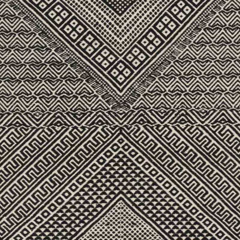 Buhler Global Black/Ivory Area Rug