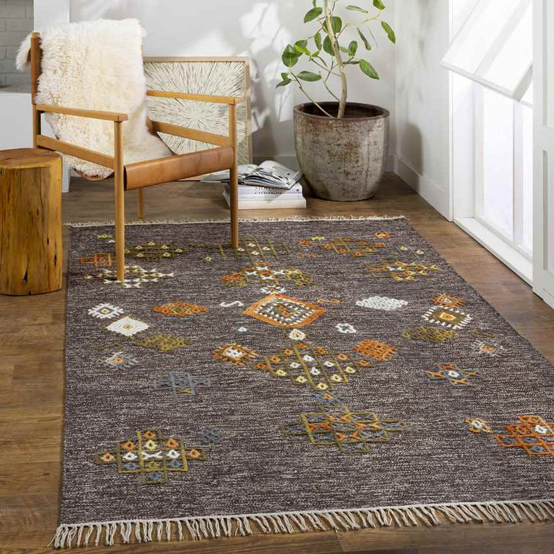 Cham Global Brown/Orange Area Rug