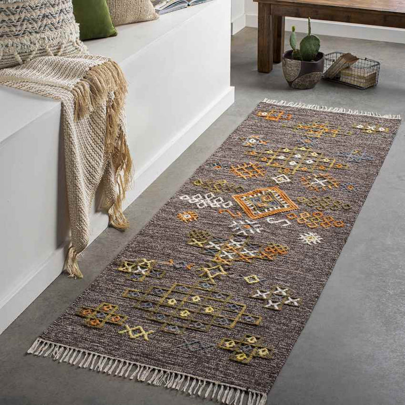 Cham Global Brown/Orange Area Rug