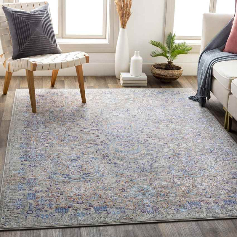 Emmetten Traditional Taupe Area Rug