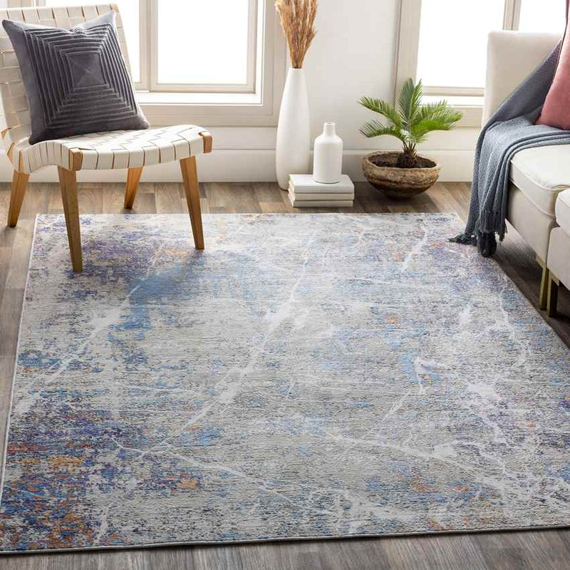 Engelberg Modern Sky Blue Area Rug