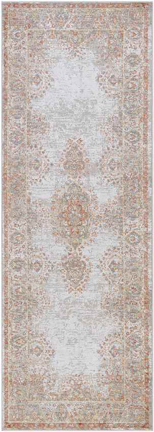 Ennetmoos Traditional Burnt Orange Area Rug