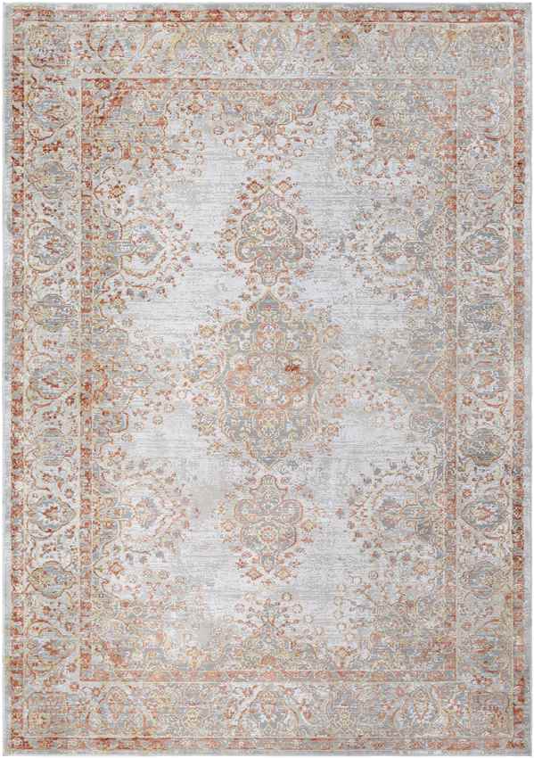 Ennetmoos Traditional Burnt Orange Area Rug