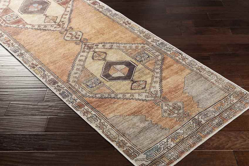 Feldbach Traditional Dark Brown Area Rug