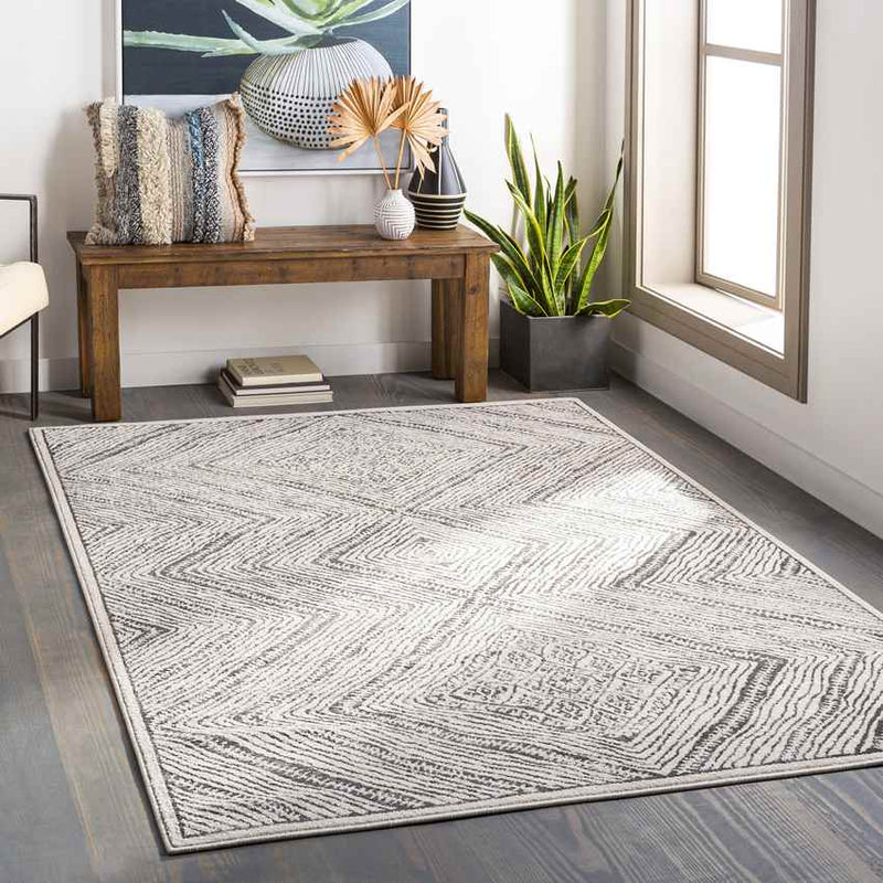 Magrath Global Light Gray Area Rug