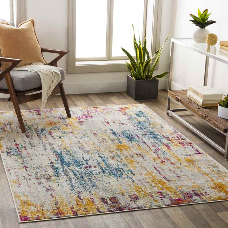 Cornwerd Modern Blue Area Rug