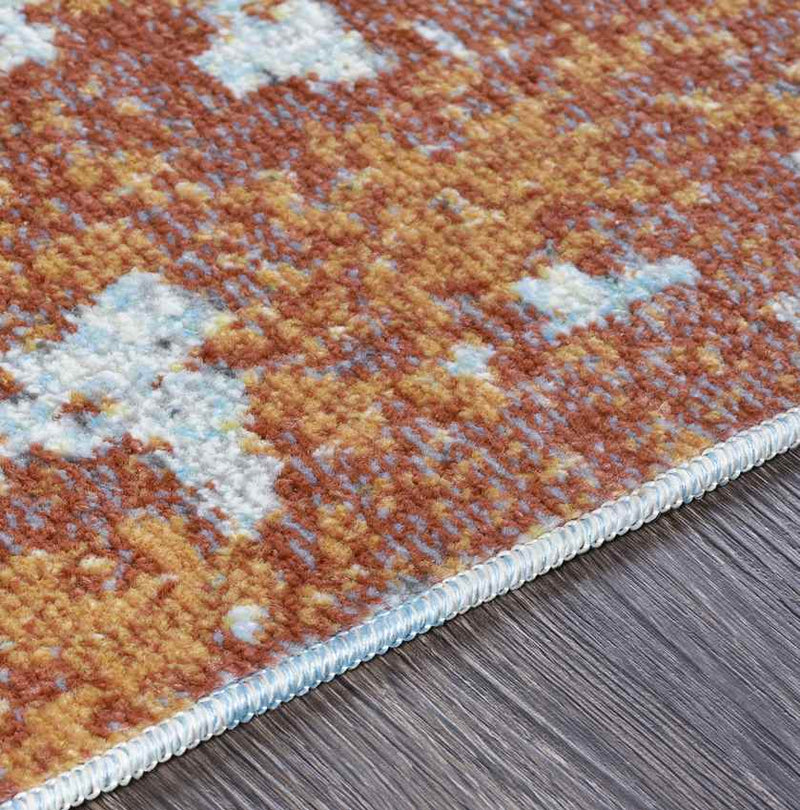 Giswil Modern Bright Yellow Area Rug