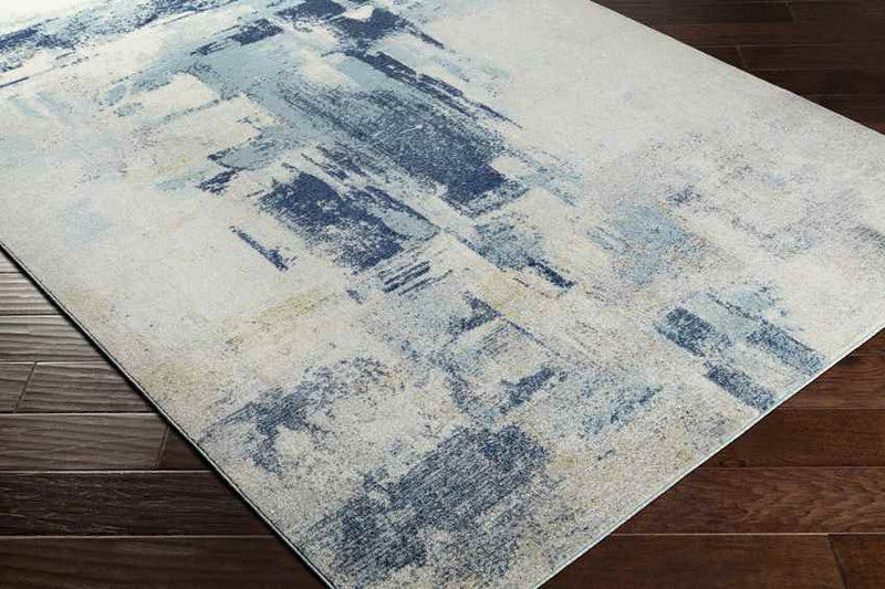 Gonten Modern Dark Blue Area Rug