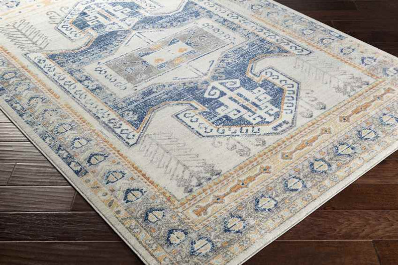 Heiden Global Dark Blue Area Rug