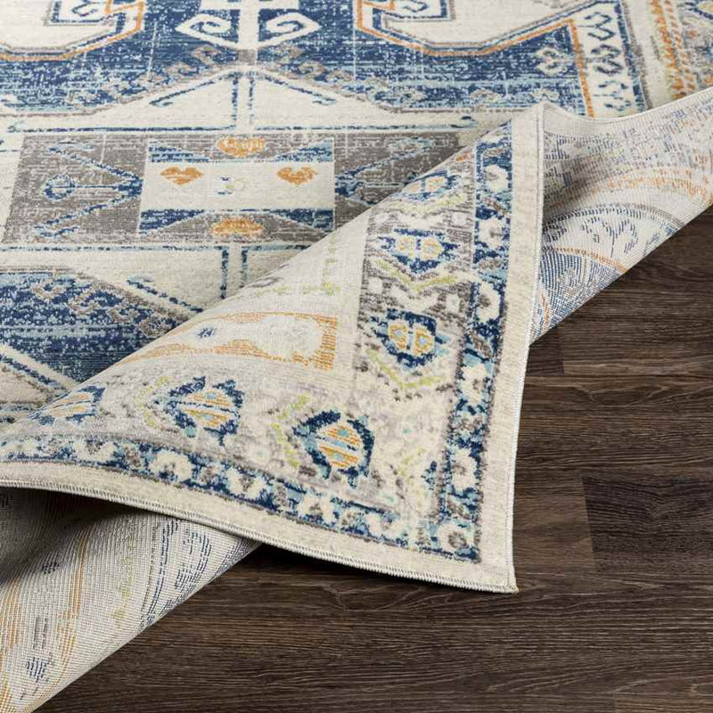 Heiden Global Dark Blue Area Rug