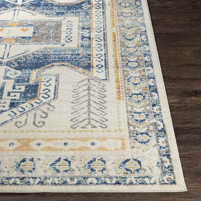 Heiden Global Dark Blue Area Rug