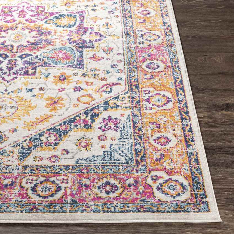 Almenum Traditional Beige Area Rug