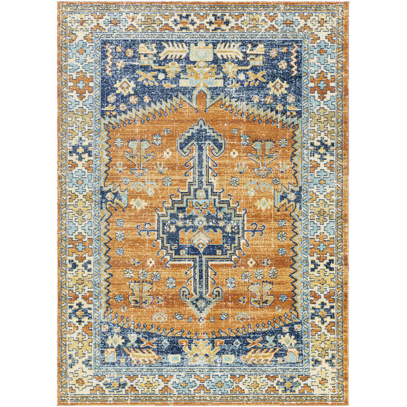 Balk Traditional Saffron Area Rug