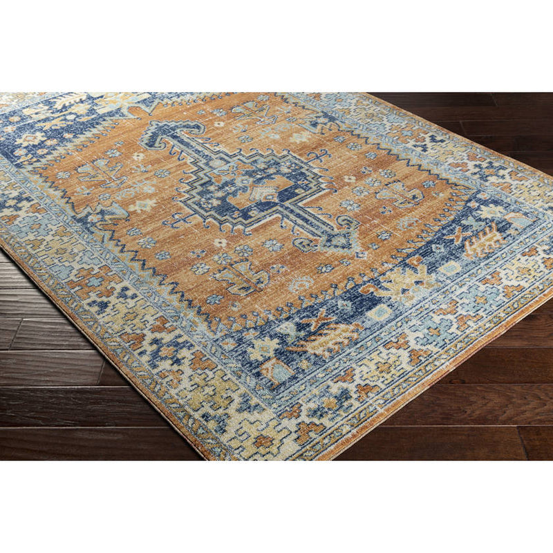 Balk Traditional Saffron Area Rug