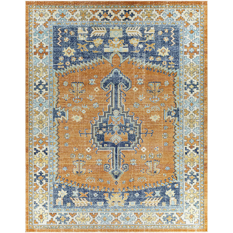 Balk Traditional Saffron Area Rug