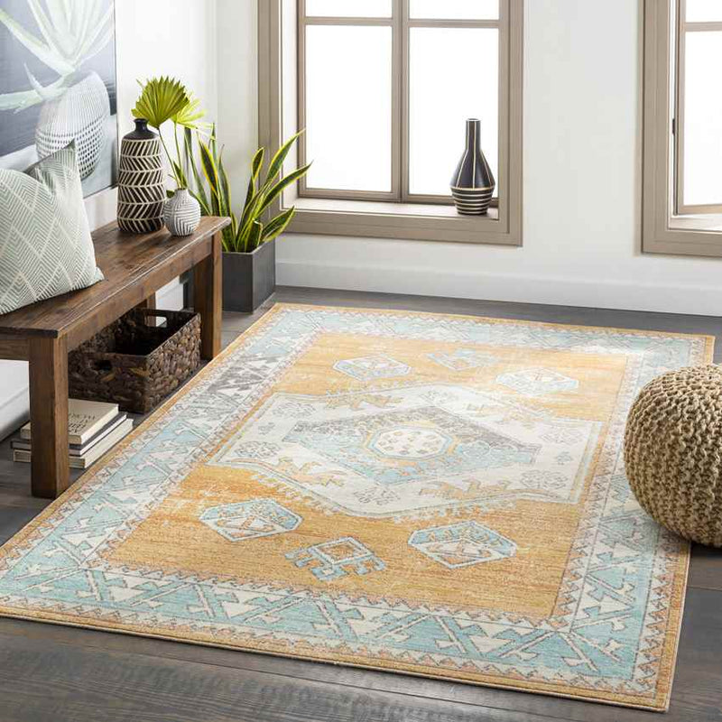 Habsburg Global Saffron Area Rug