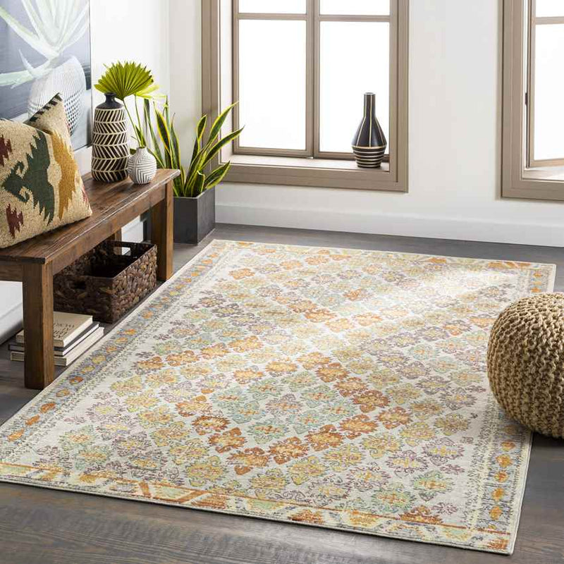 Bandsloot Global Bright Yellow Area Rug