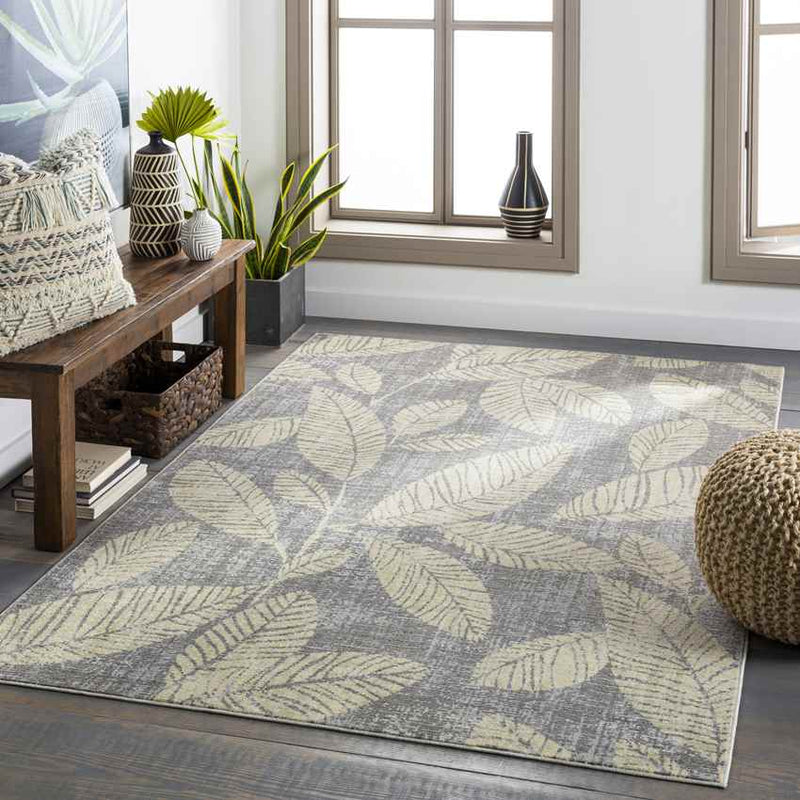 Bargebek Coastal Light Gray Area Rug