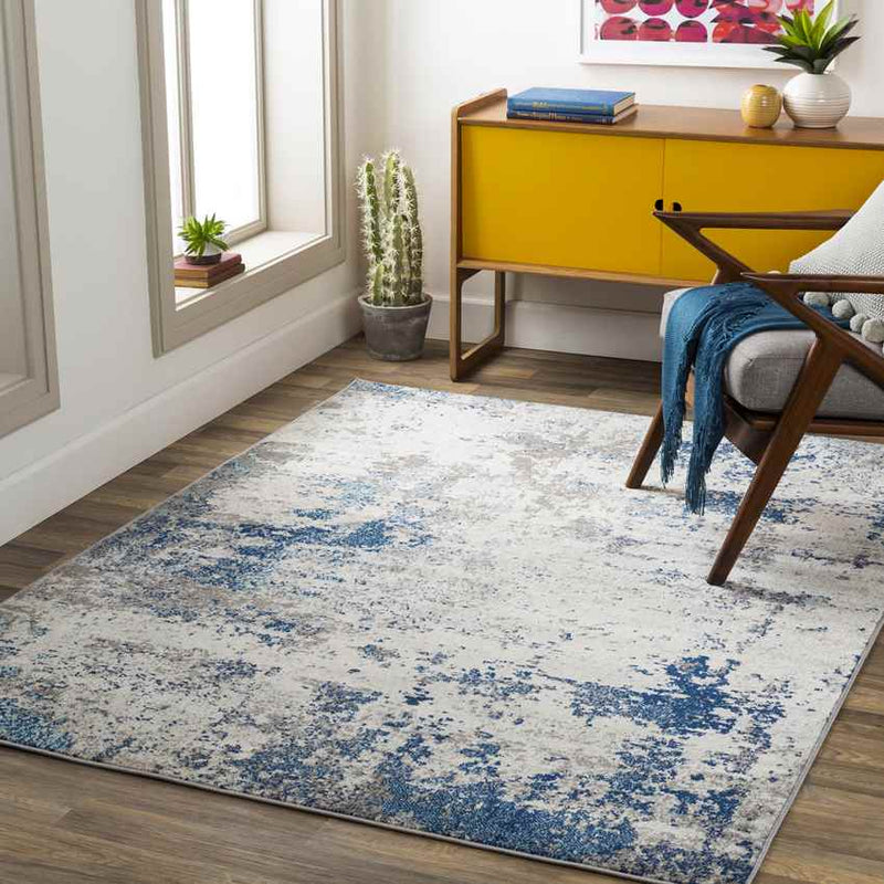 Bontebok Modern Dark Blue Area Rug