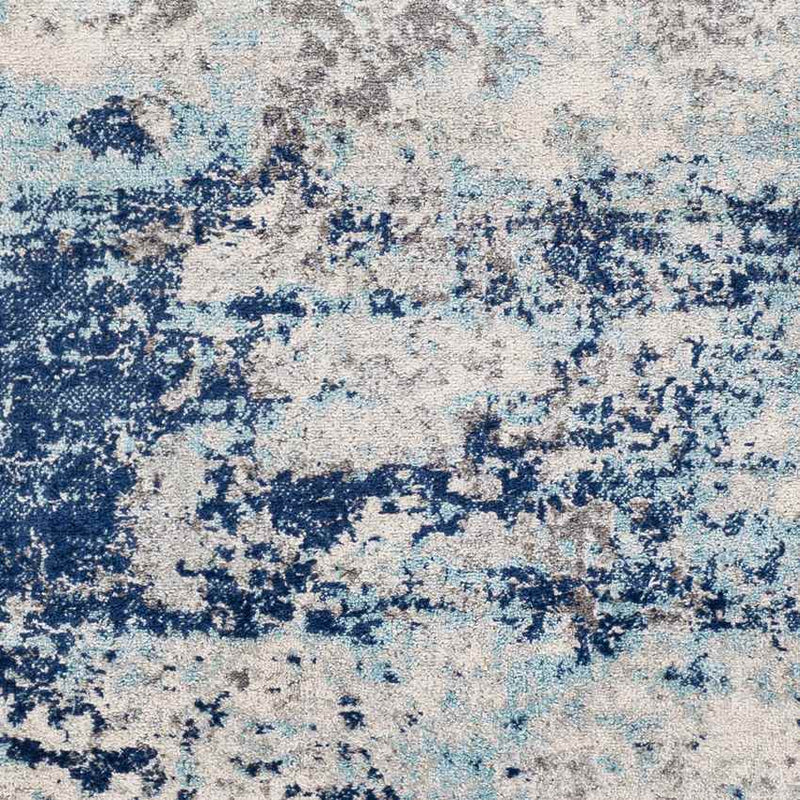 Bornwird Modern Dark Blue Area Rug