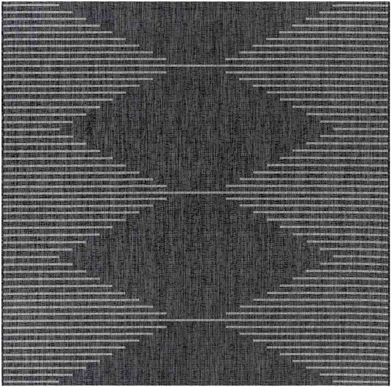 Okswerd Global Charcoal Area Rug