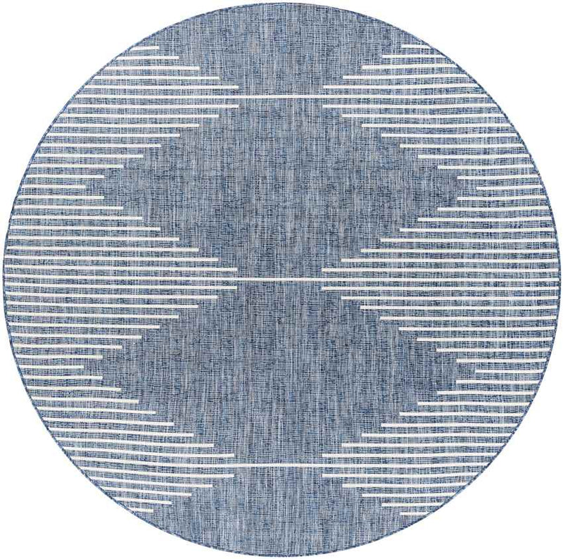 Okswerd Global Bright Blue Area Rug