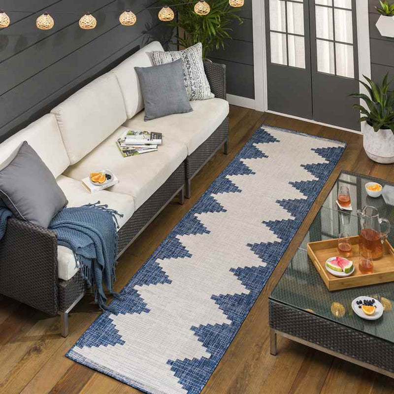 Wolfheze Global Navy Area Rug