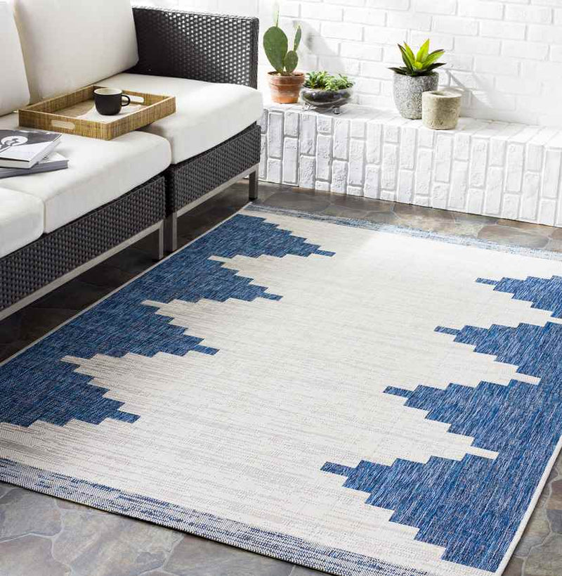 Wolfheze Global Navy Area Rug