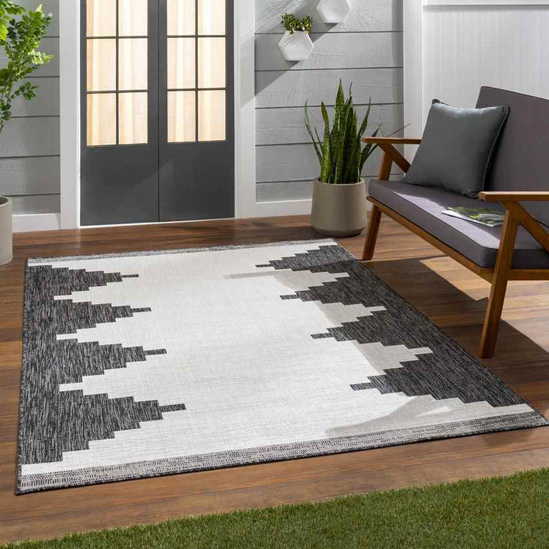 Wolfheze Global Black Area Rug