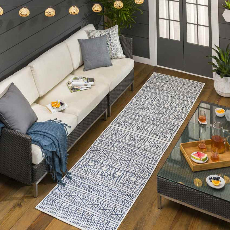 Zoelen Global Navy Area Rug