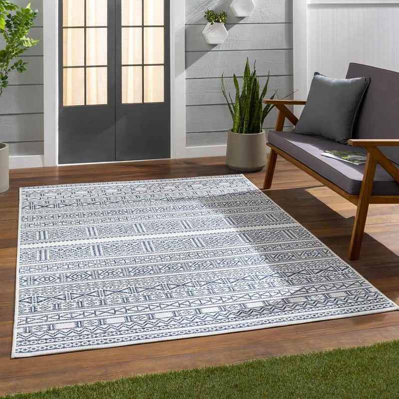 Zoelen Global Navy Area Rug