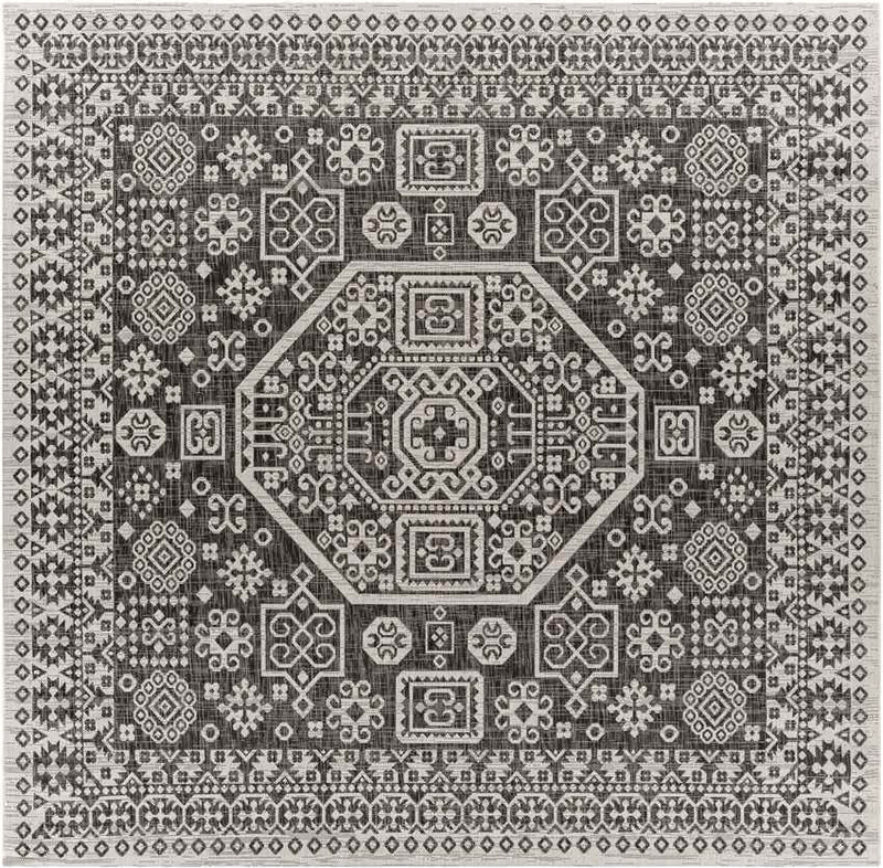 Marum Global Black Area Rug