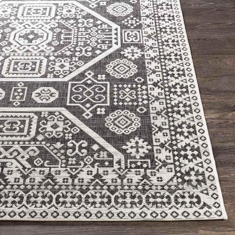 Marum Global Black Area Rug