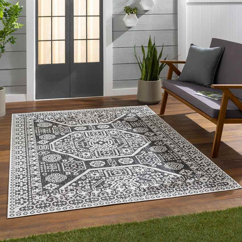 Marum Global Black Area Rug