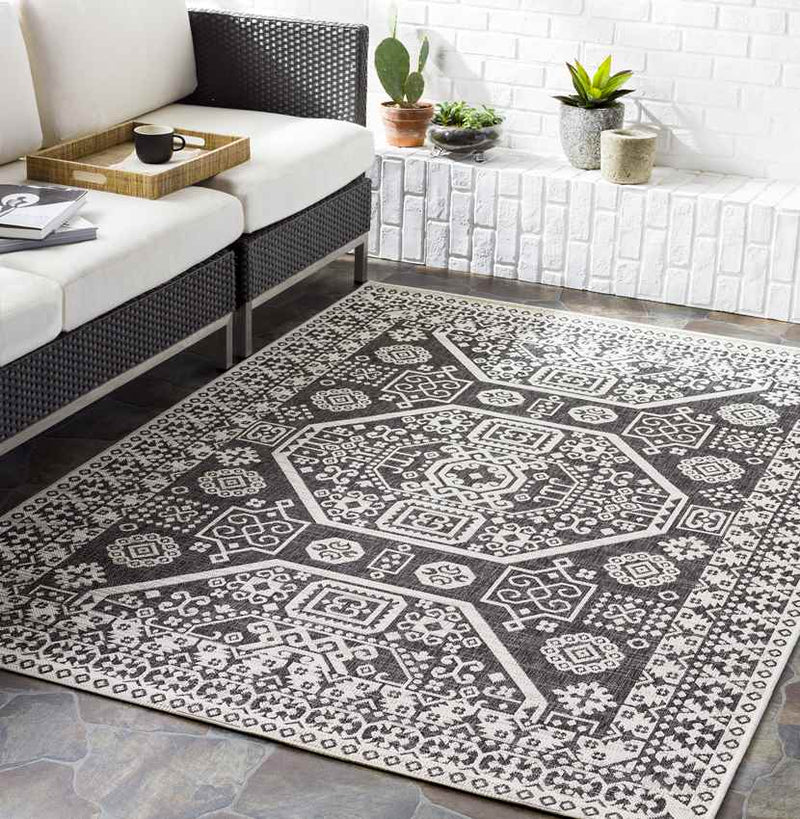 Marum Global Black Area Rug