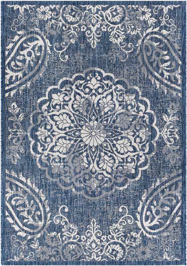 Honderd Traditional Denim Area Rug