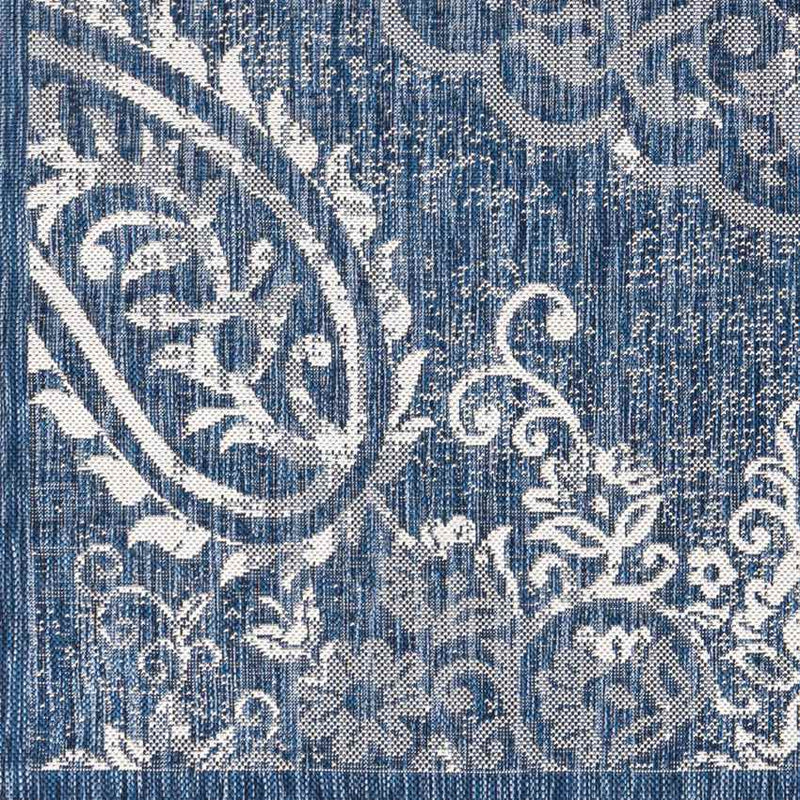 Honderd Traditional Denim Area Rug