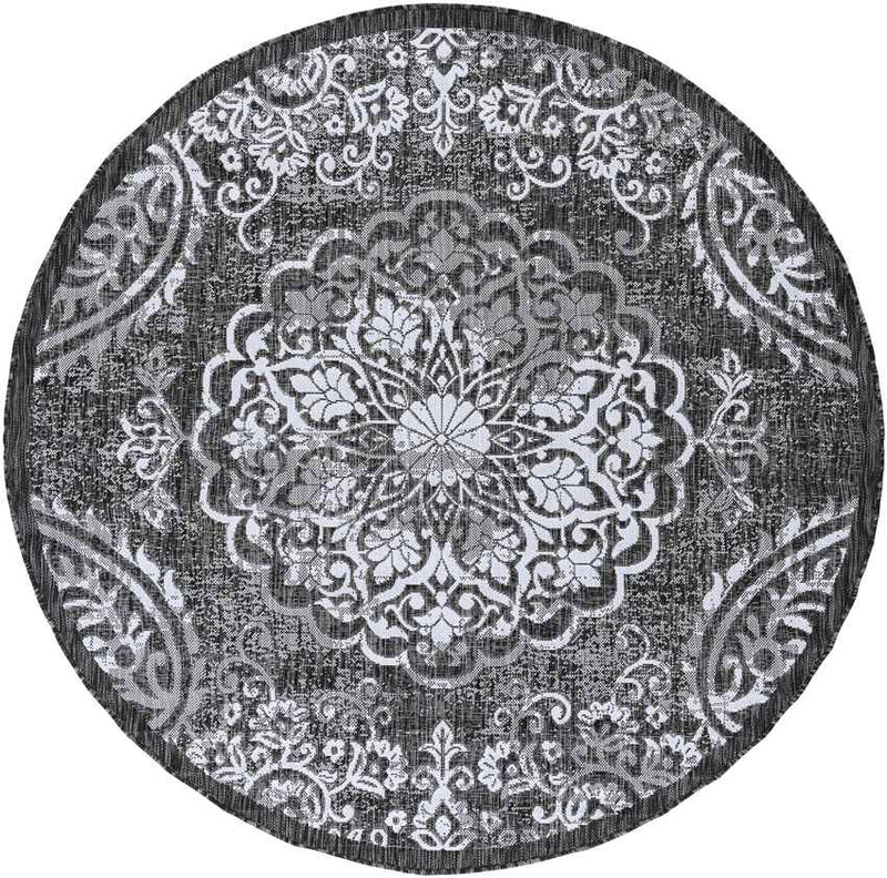 Honderd Traditional Charcoal Area Rug