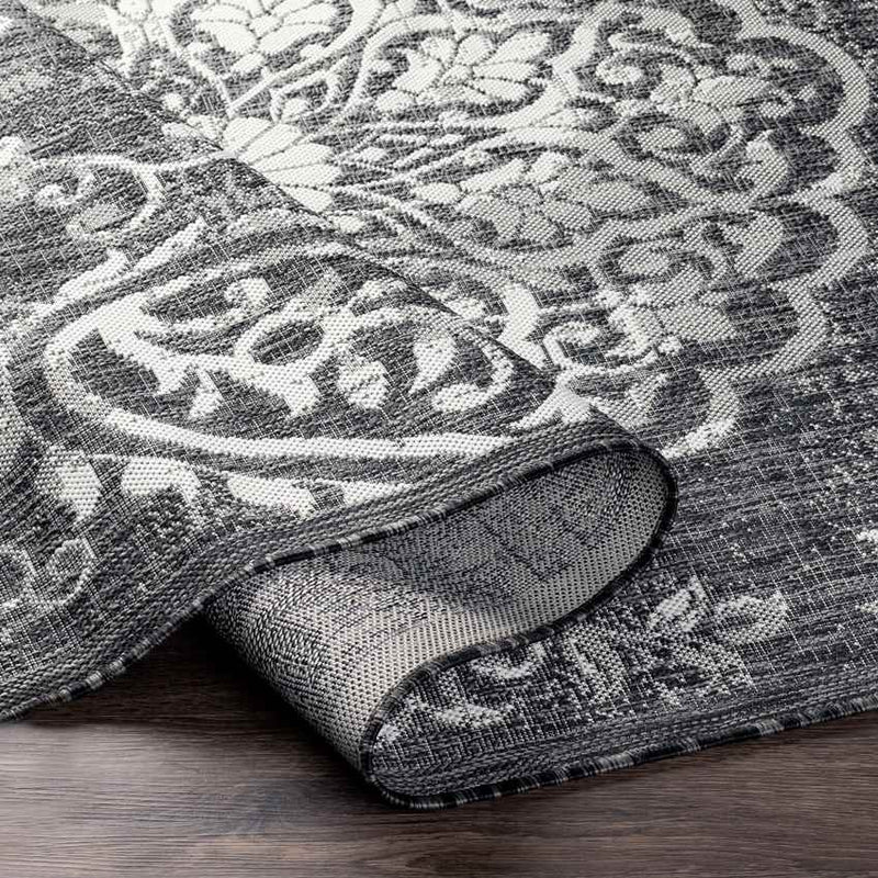 Honderd Traditional Charcoal Area Rug