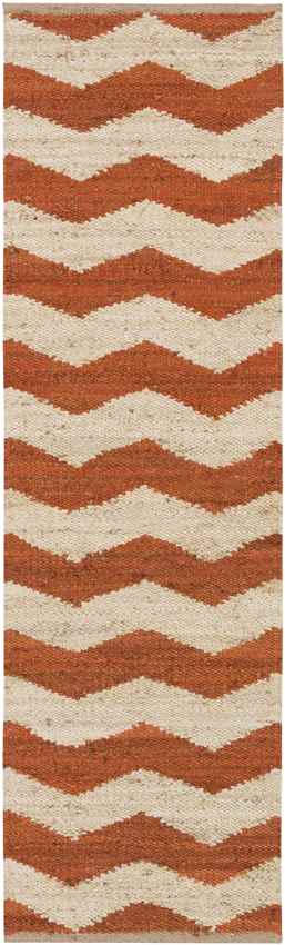 Zwarteweg Global Burnt Orange Area Rug