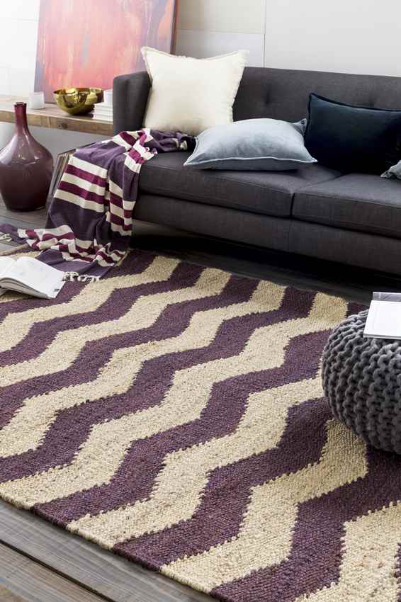 Zwarteweg Global Purple Area Rug