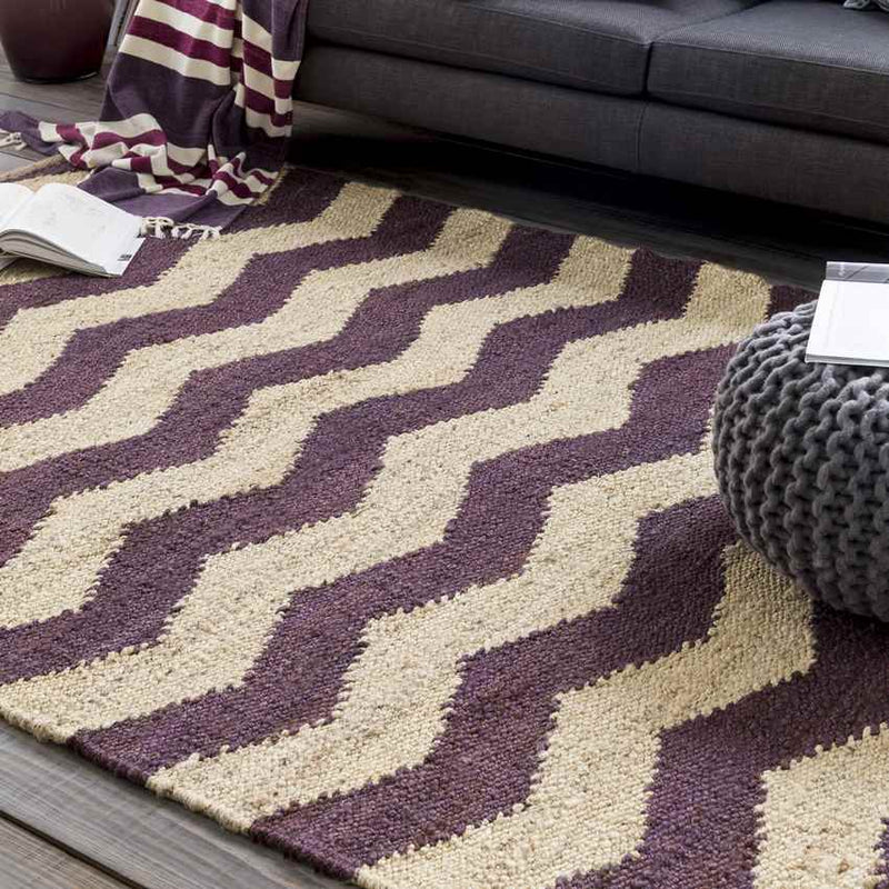 Zwarteweg Global Purple Area Rug