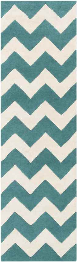 Zwiep Modern Teal Area Rug