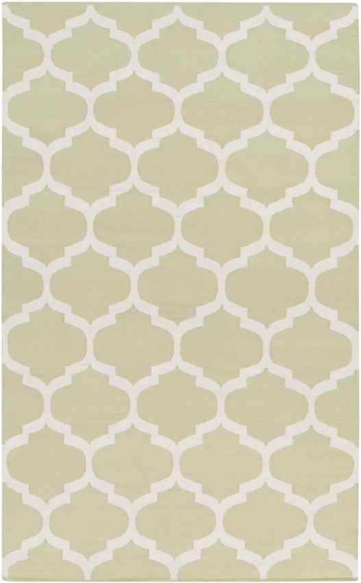 Zeddam Modern Lime Area Rug