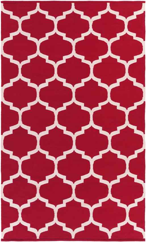 Zeddam Modern Red Area Rug